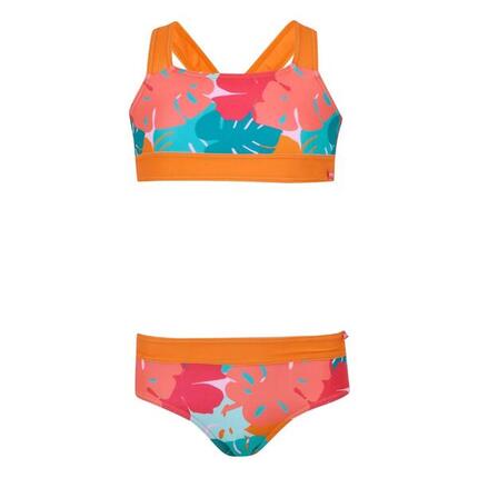 Ensemble De Maillot De Bain 2 Pièces DAKARIA Fille (Orange / Bleu / Rose)