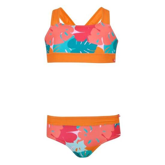 Ensemble De Maillot De Bain 2 Pièces DAKARIA Fille (Orange / Bleu / Rose)