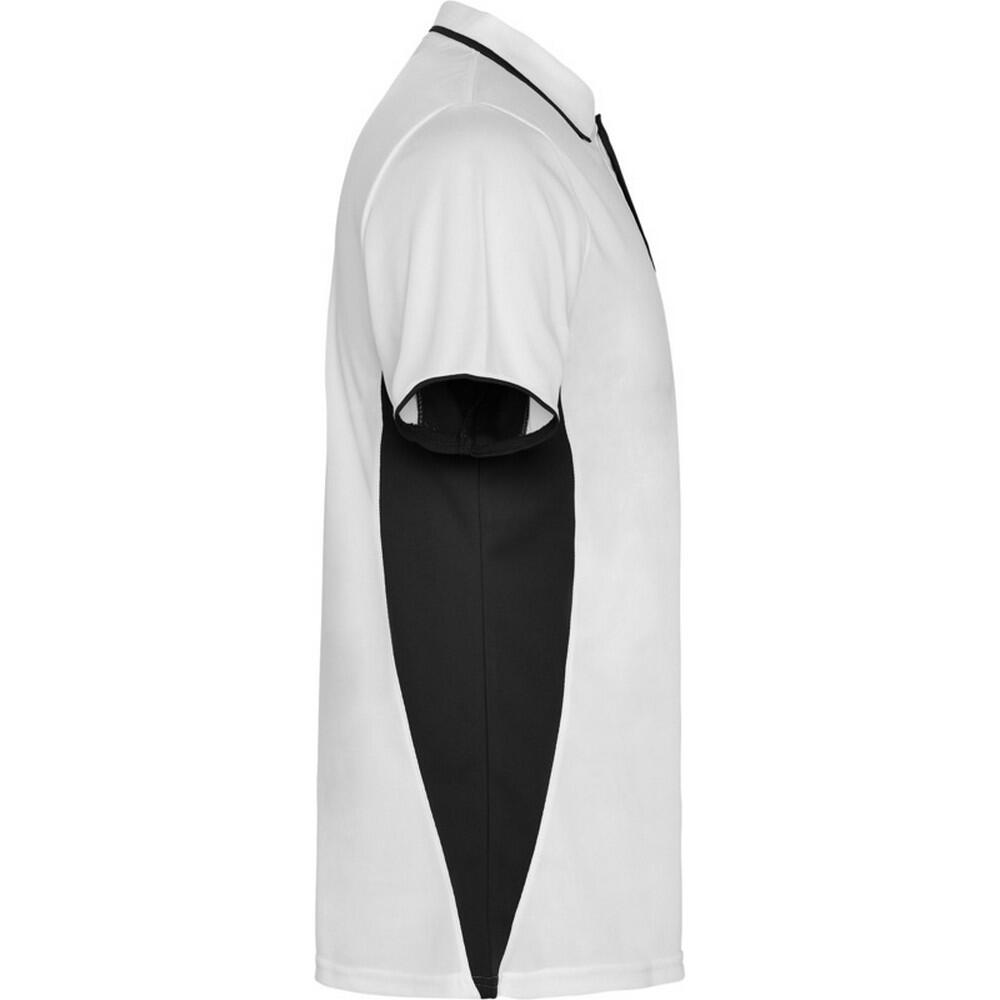 Polo Manches Courtes Sport MONTMELO Adulte (Noir Uni) 3/4