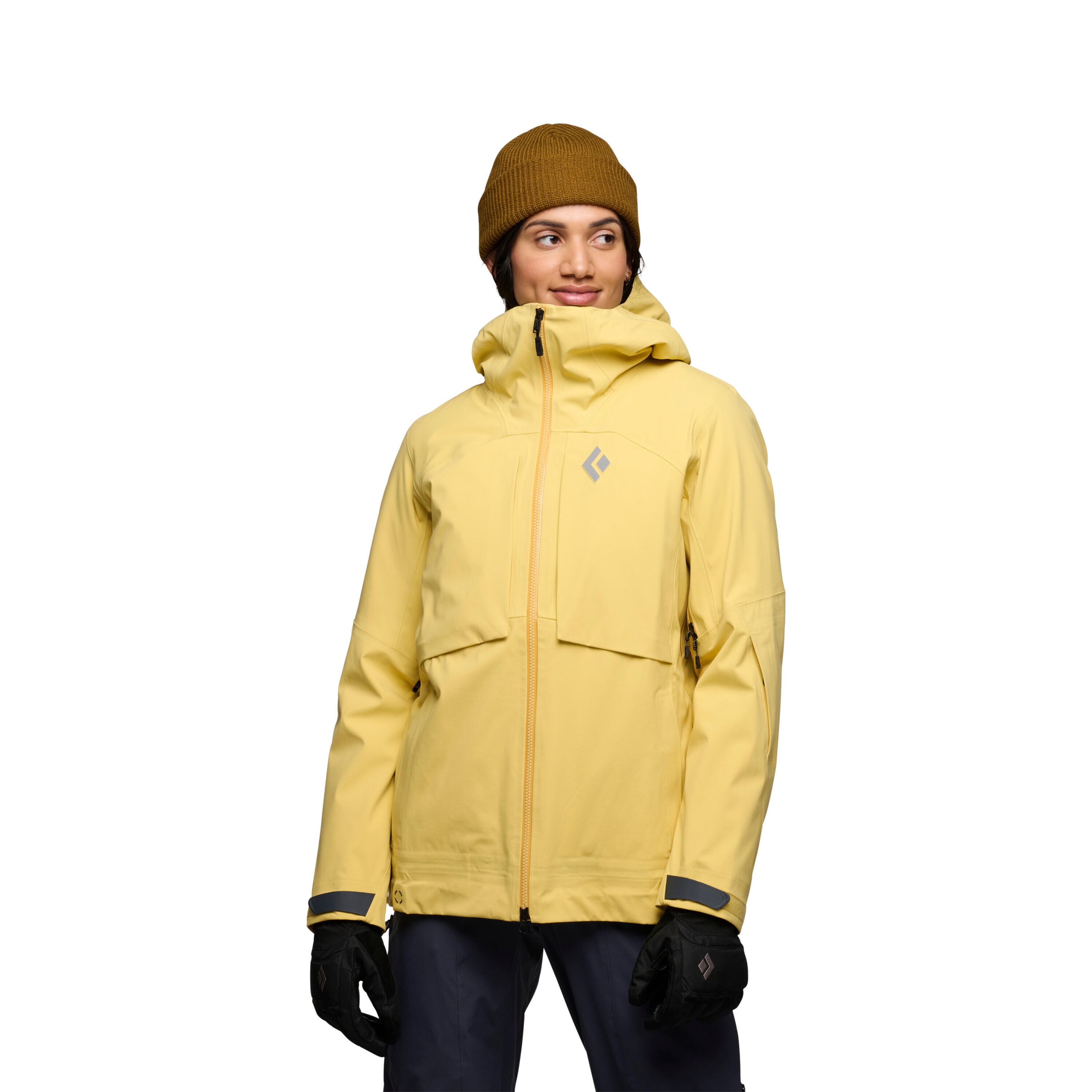 Dames ski jas Black Diamond Factor Shell 2/3