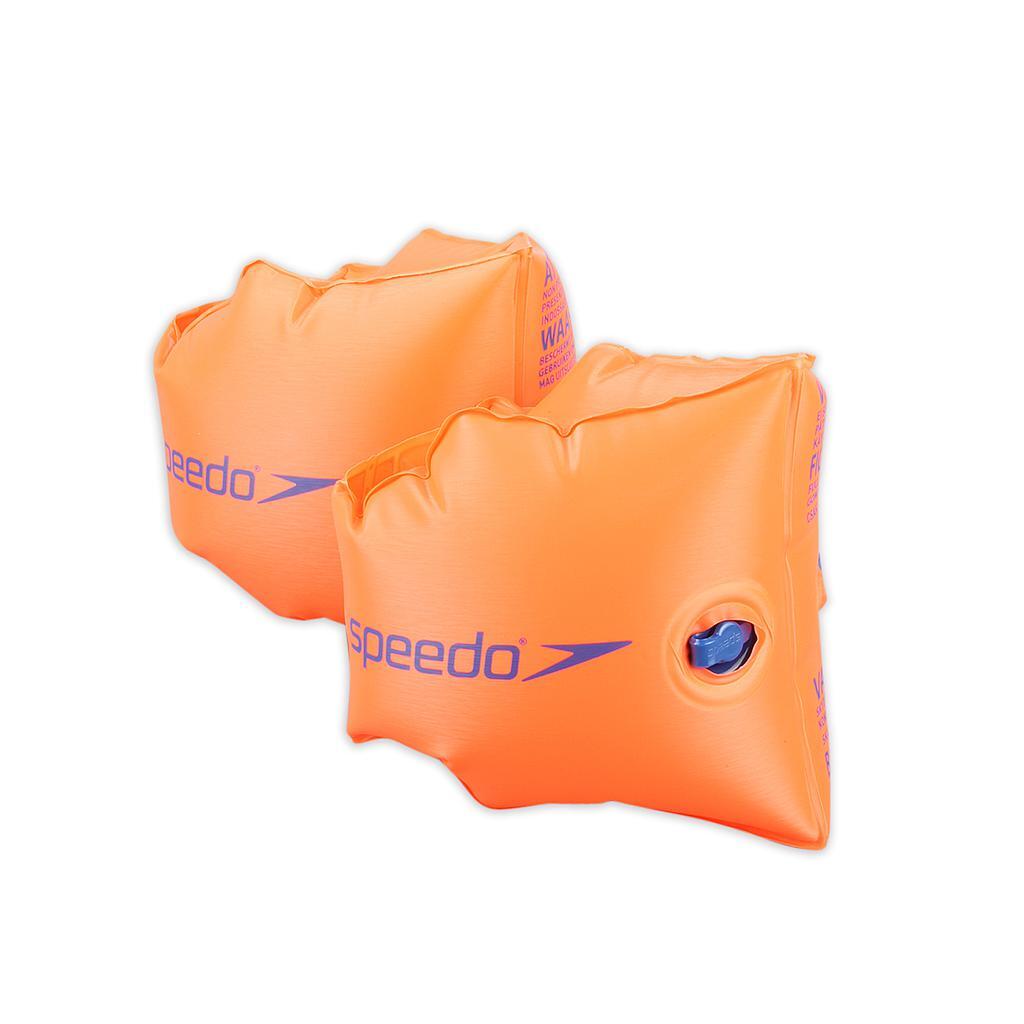 Childrens/Kids Swimming Armbands (Orange) 1/2