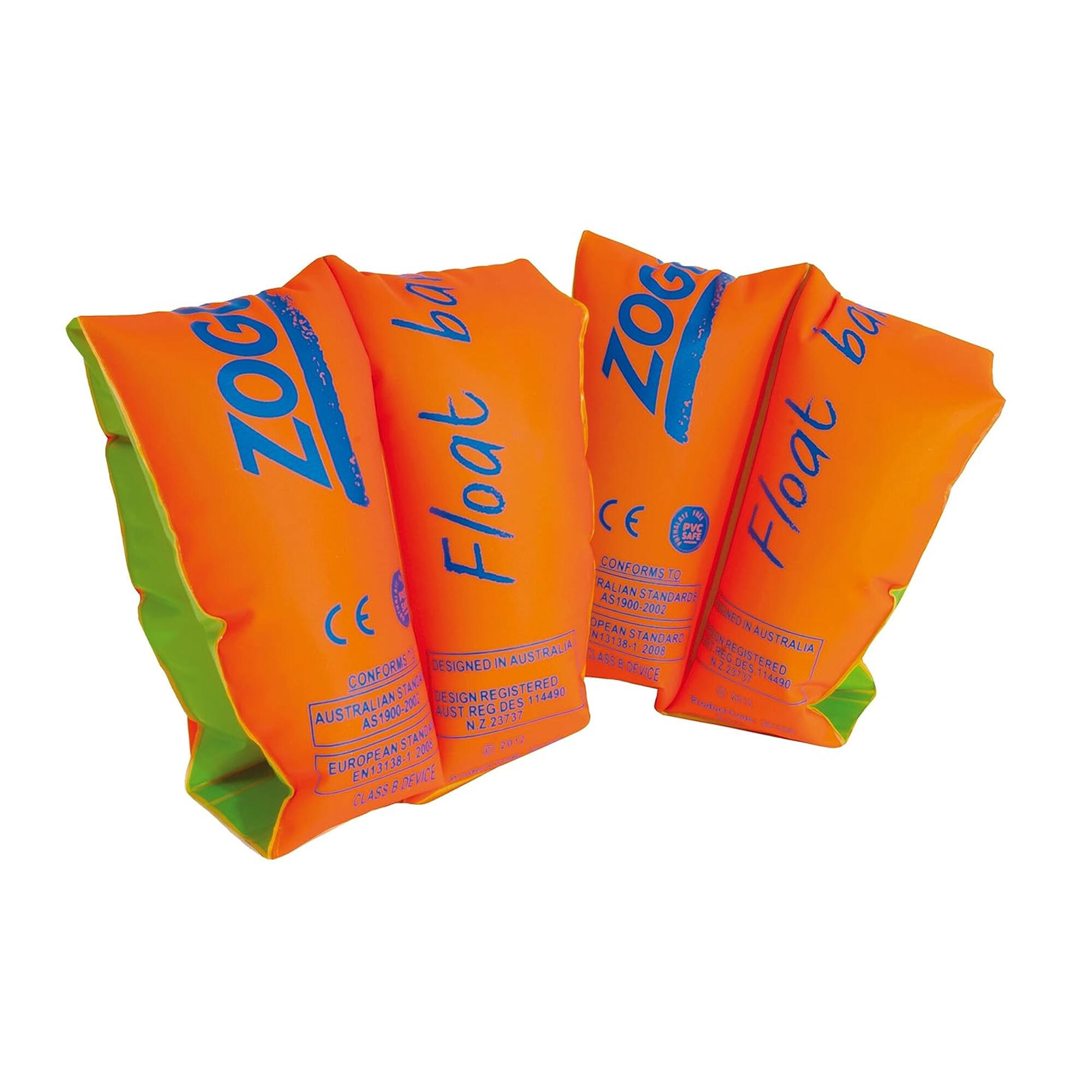 Baby Swimming Armbands (Orange/Green) 1/3