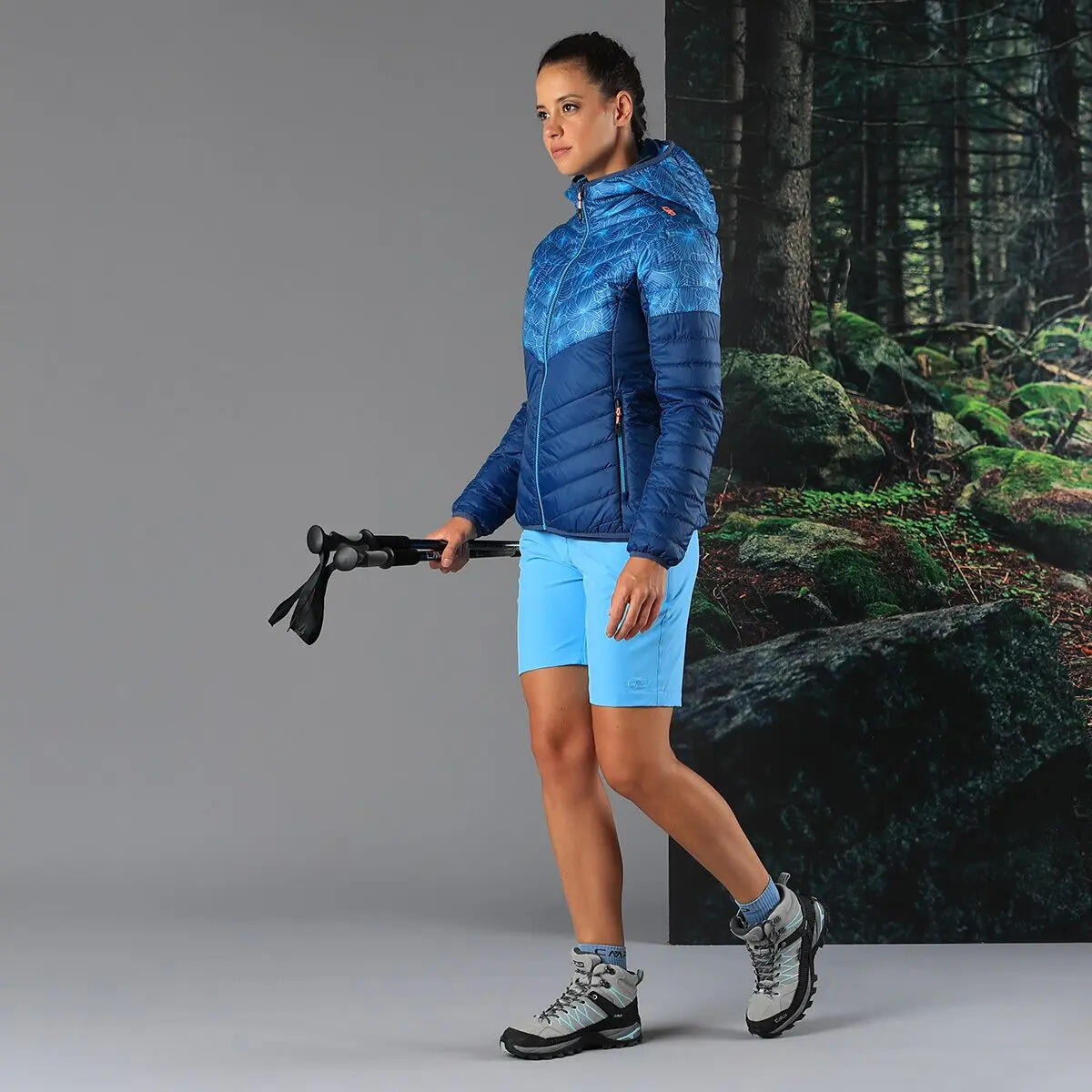 Daunenjacke mit Kapuze, Damen CMP 4/6