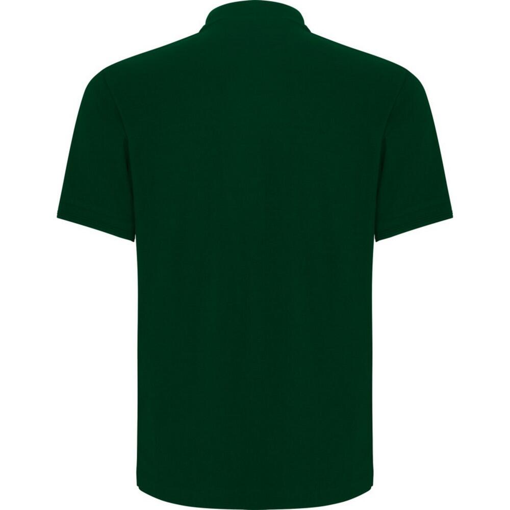 Polo Centauro Premium de manga curta unissexo para adultos (Verde Garrafa) 2/4
