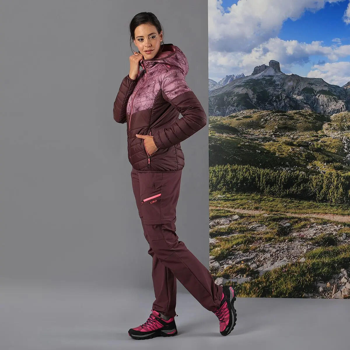 Daunenjacke mit Kapuze, Frau CMP 5/5