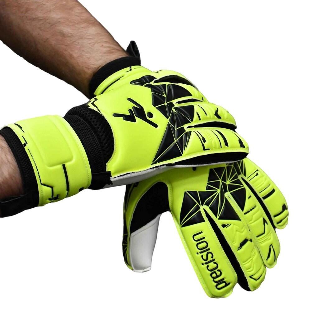 Gants De Gardien De But FUSION Enfant (Blanc / Vert Néon / Noir) 2/2