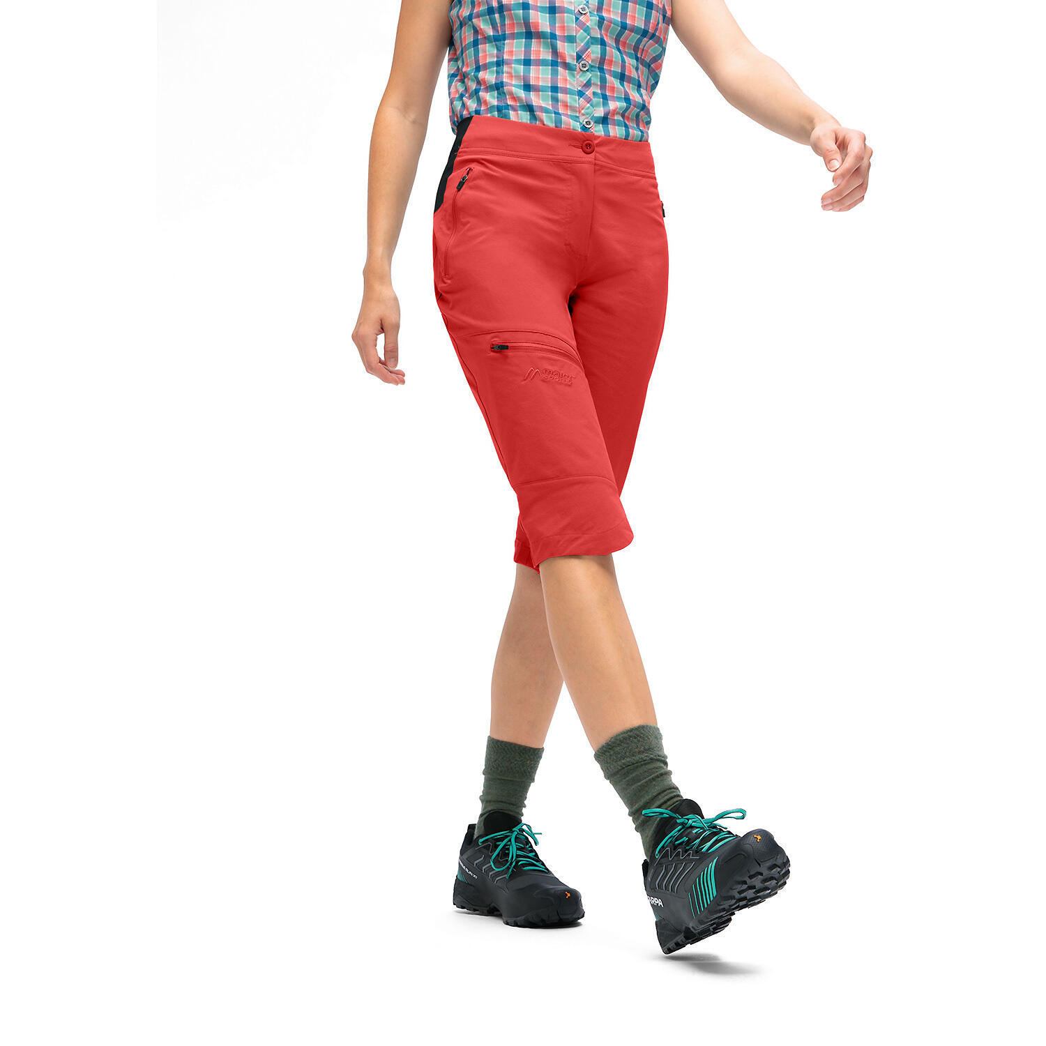 Damen Caprihose Inara slim Capri Vario 3/6