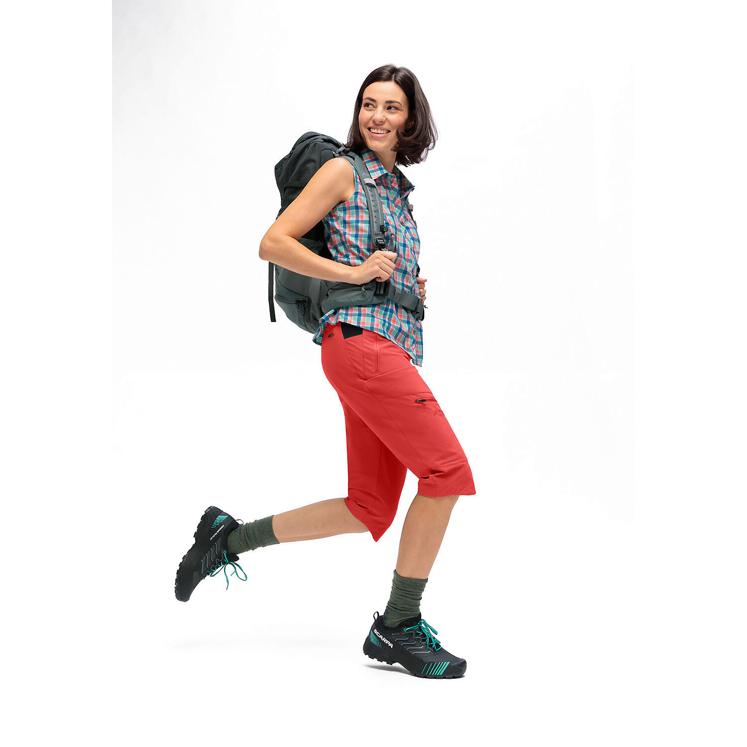 Damen Caprihose Inara slim Capri Vario 6/6