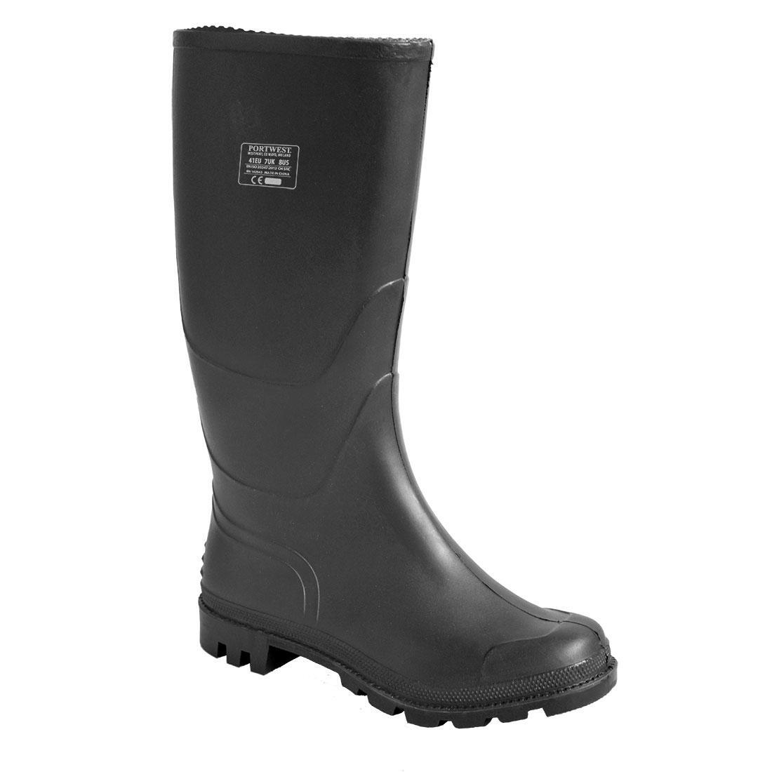 PORTWEST Mens Safety Wellington Boots (Black)