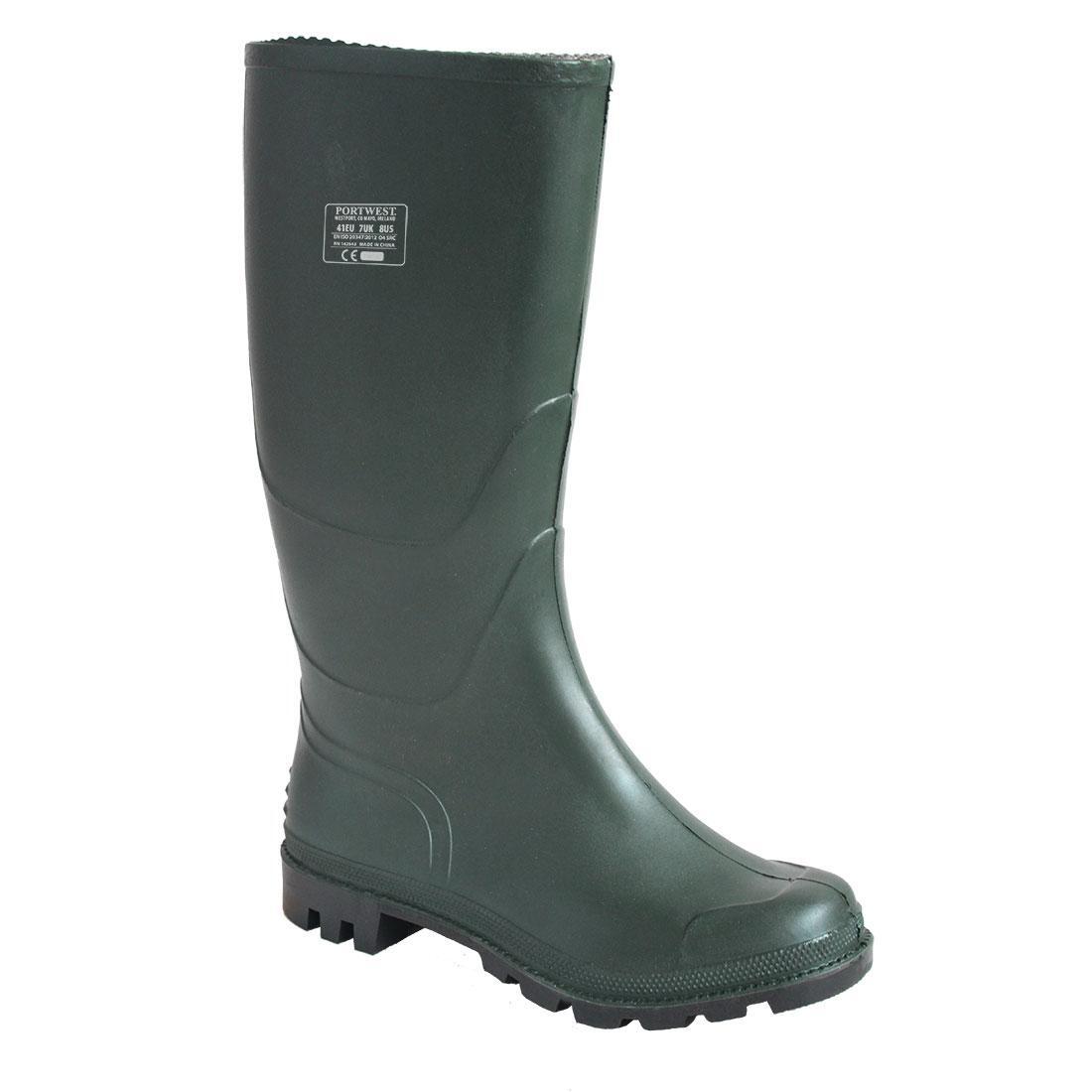 PORTWEST Mens Safety Wellington Boots (Green)