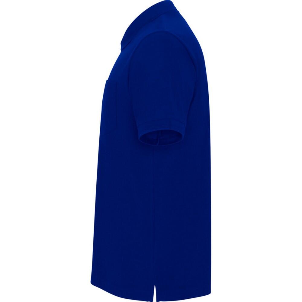 Maglietta Polo Maniche Corte Adulto Unisex Roly Centauro Premium Blu 4/4