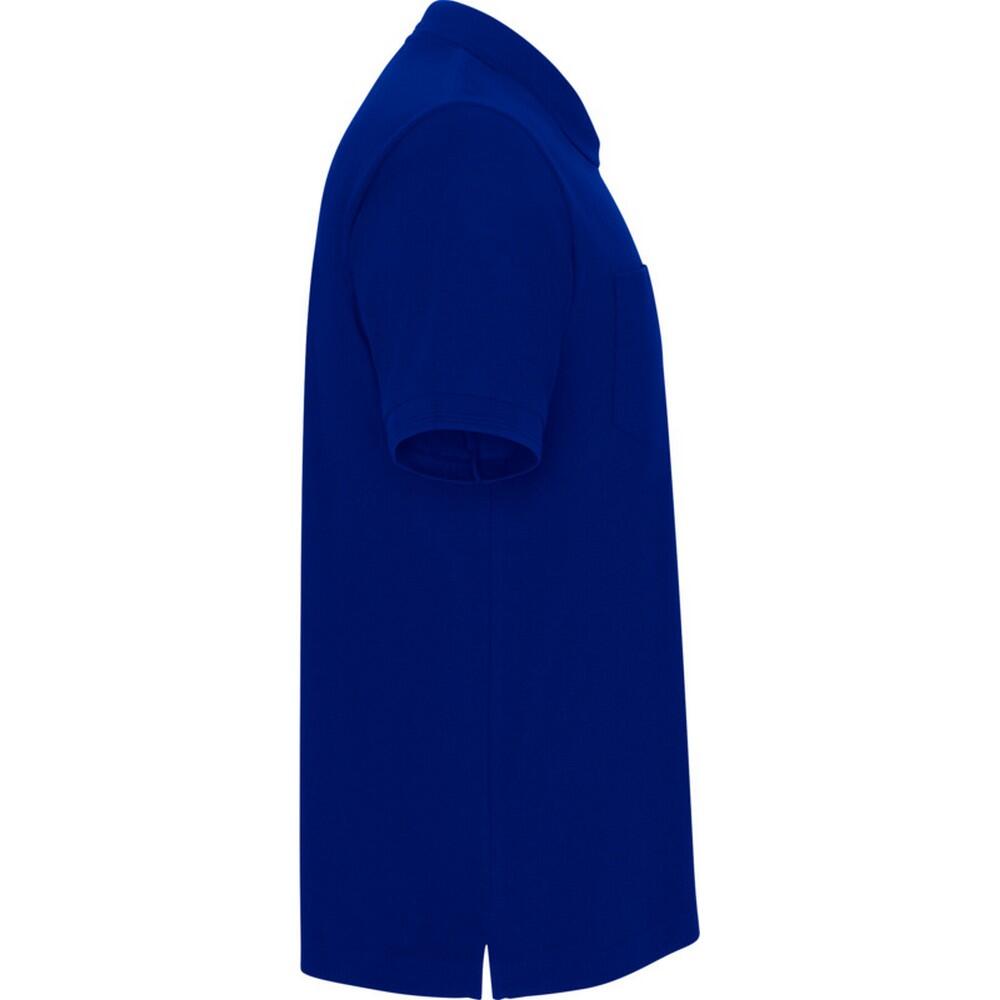 Maglietta Polo Maniche Corte Adulto Unisex Roly Centauro Premium Blu 3/4