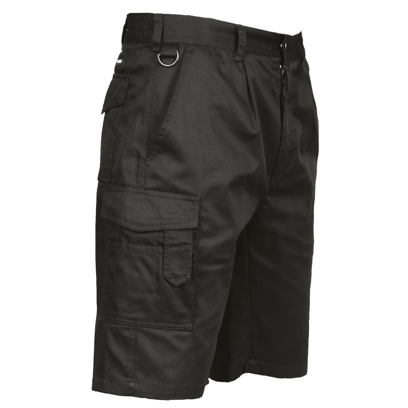 PORTWEST Mens Cargo Shorts (Black)