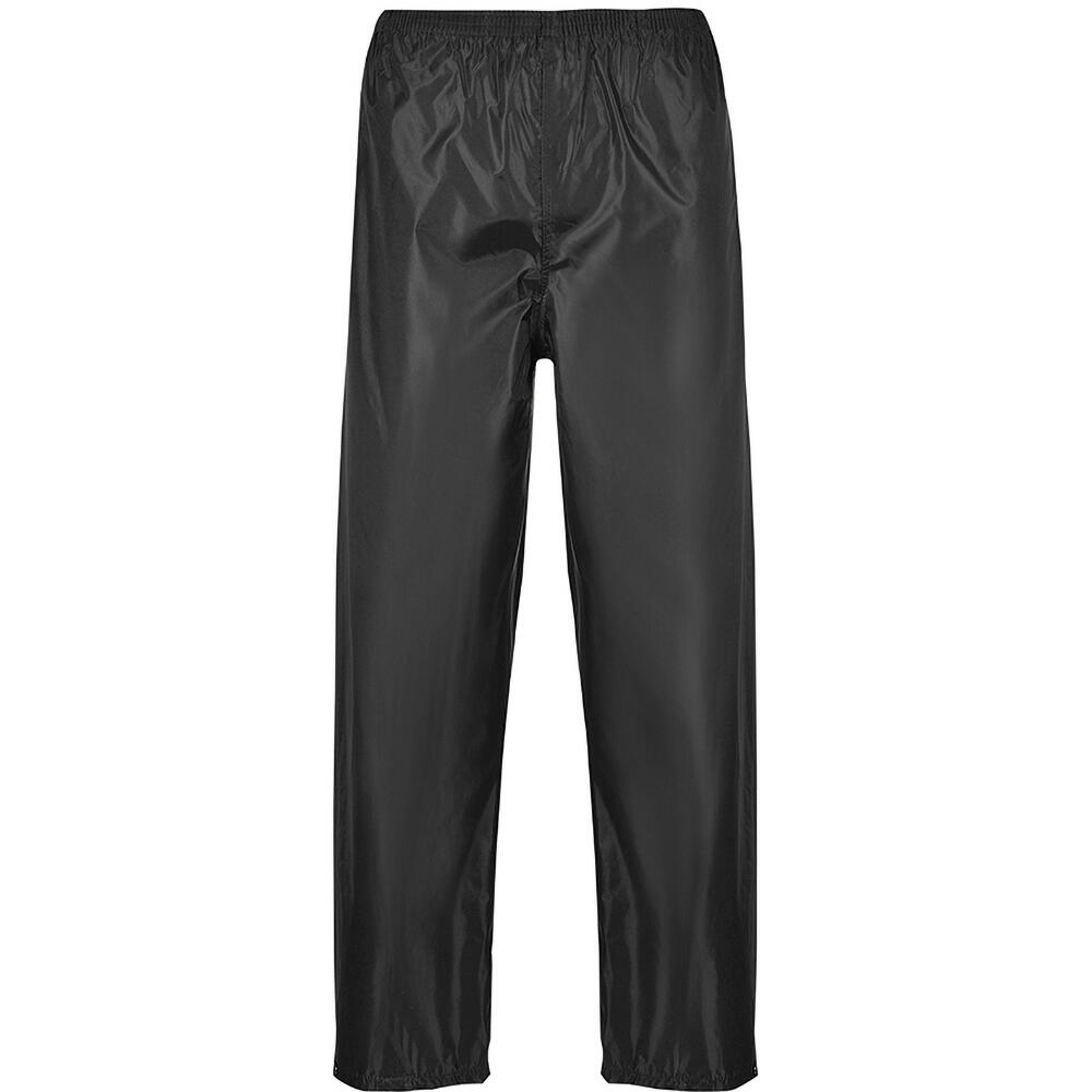 PORTWEST Mens Classic Rain Trouser (S441) / Pants (Black)