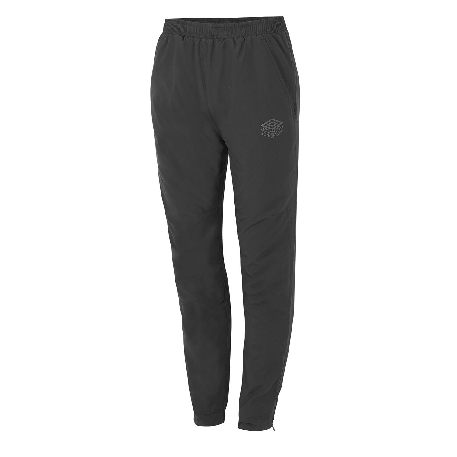 UMBRO Mens PTF Woven Jogging Bottoms (Black/Urban Chic)