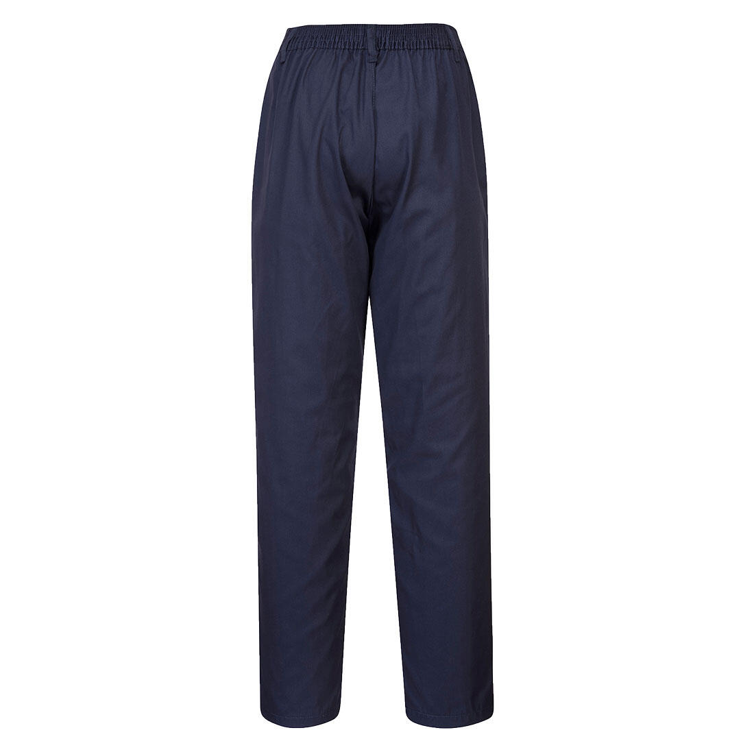 Womens/Ladies Elasticated Trousers (Navy) 2/2