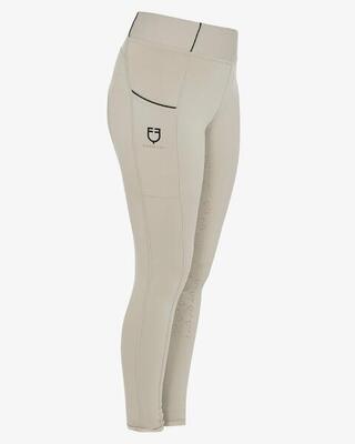 Equestro meisjes slim fit grip legging roze