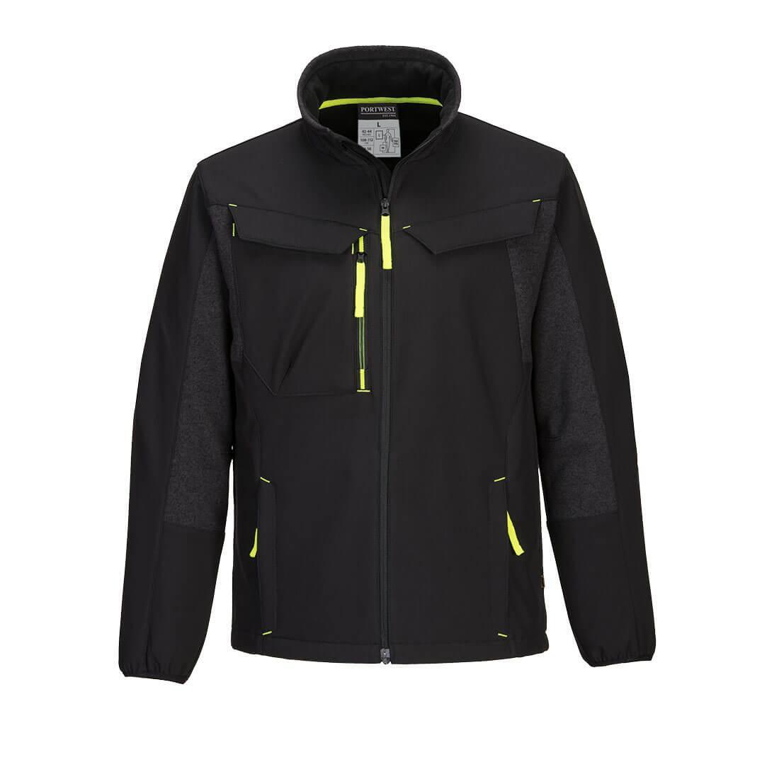 Mens Wx3 Softshell Hybrid Jacket (Black) 1/2