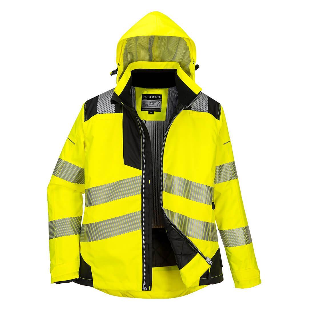 PORTWEST Dames PW3 HiVis Jacket (Geel/zwart)