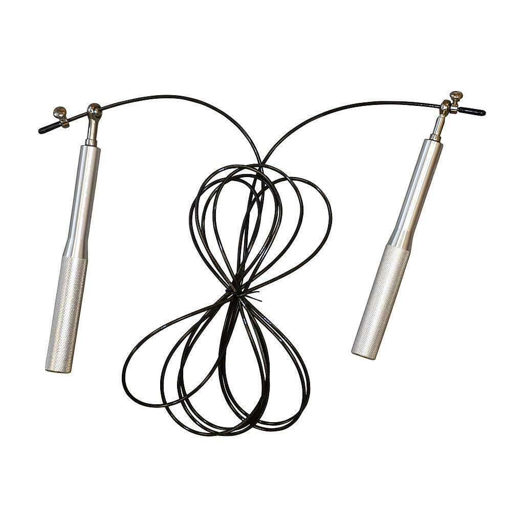 URBAN FITNESS Cable Skipping Rope (Silver/Black)