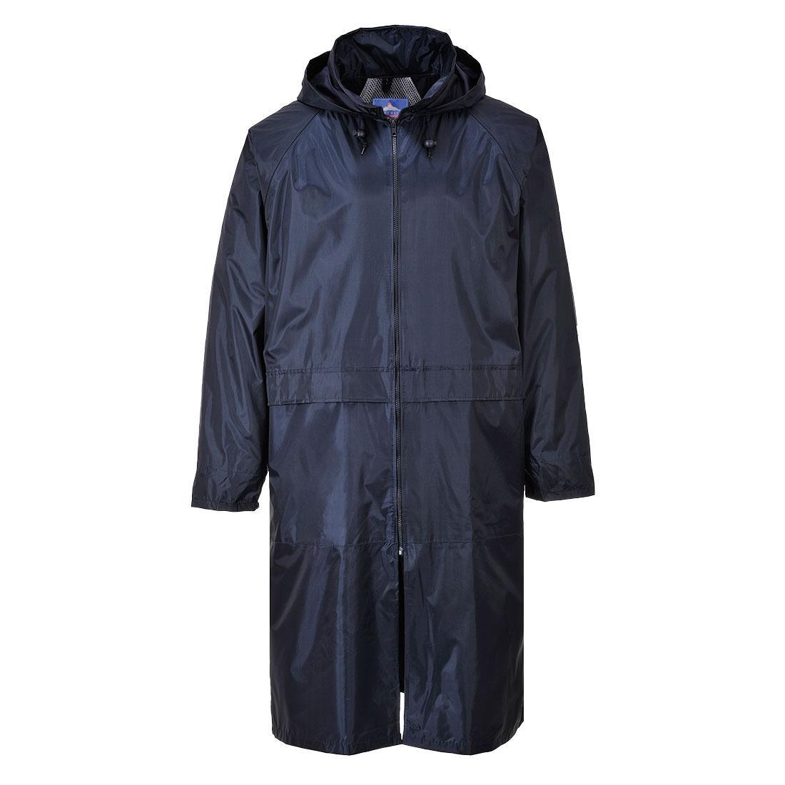 PORTWEST Mens Classic Raincoat (Navy)