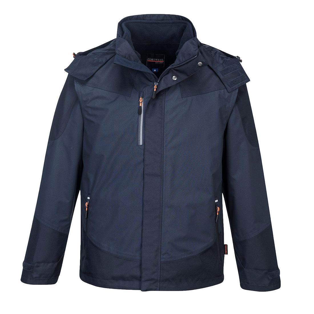 PORTWEST Mens Radial 3 in 1 Jacket (Dark Navy)