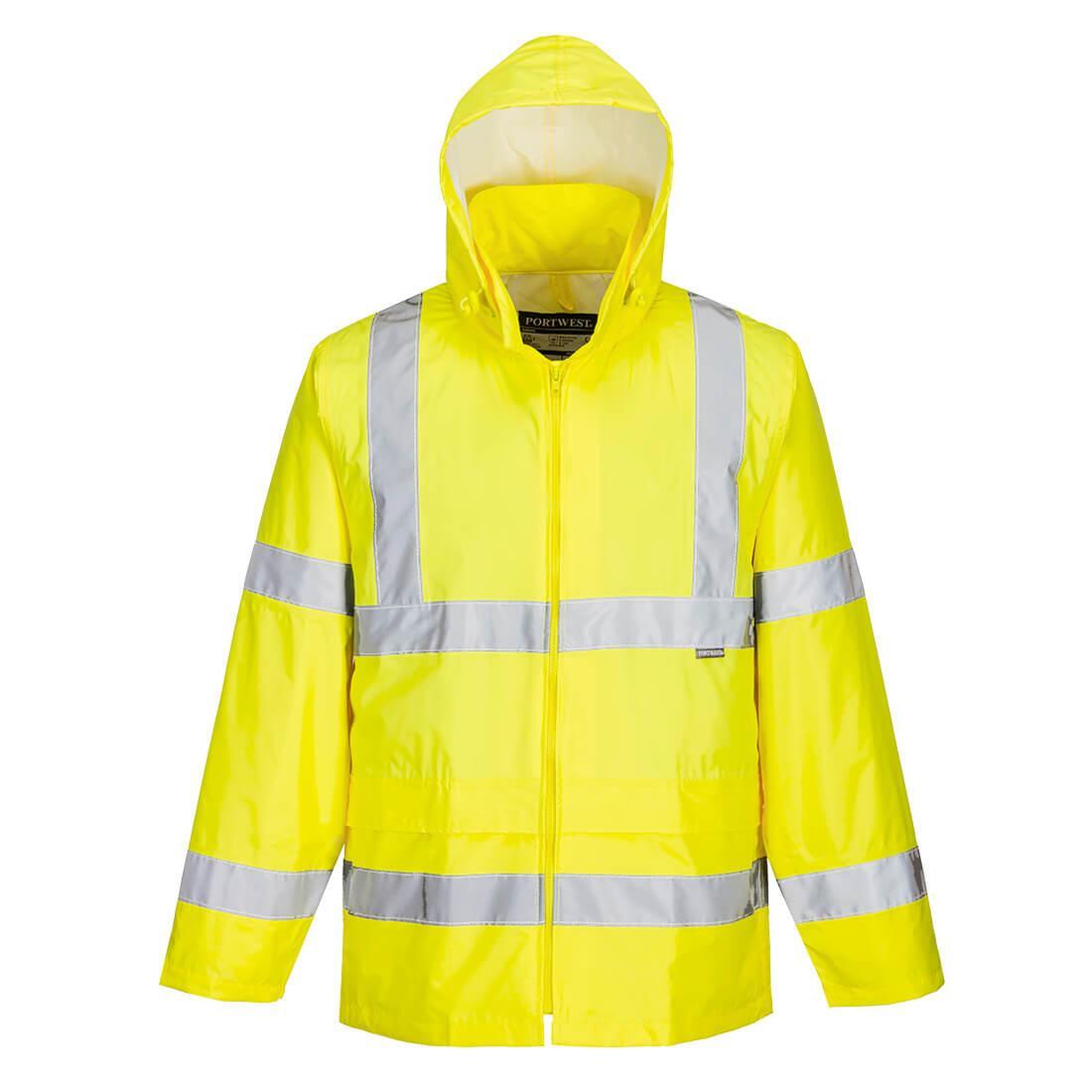 Mens Rain HiVis Jacket (Yellow) 1/2