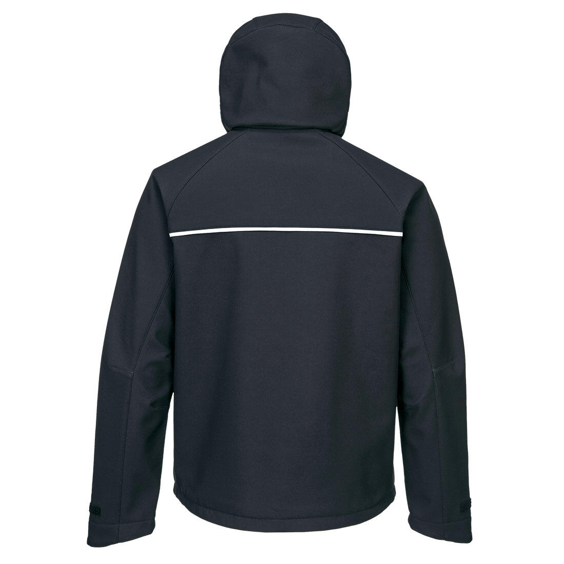 Mens DX4 Soft Shell Jacket (Black) 2/2