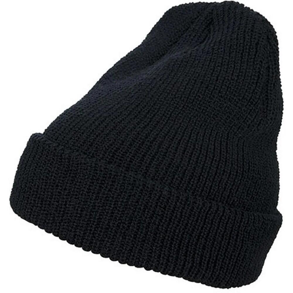Gorro comprido com punho canelado YP Classics (Preto) 2/2