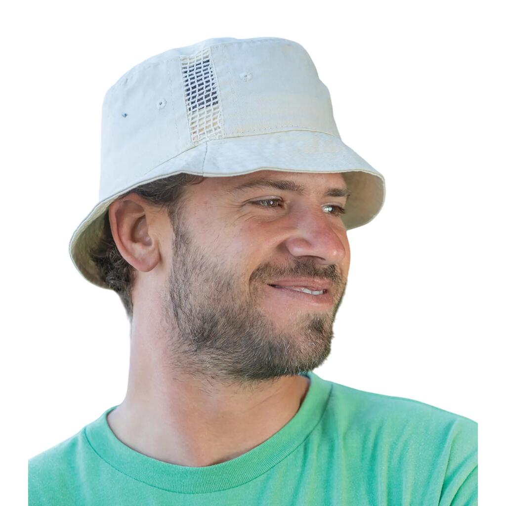 Sporty Mesh Panel Bucket Hat (Cool)