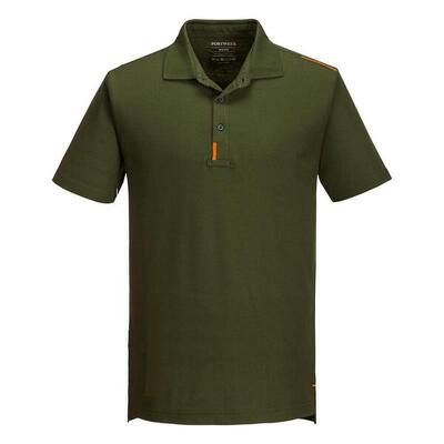 Heren wx3 poloshirt (olijfgroen)