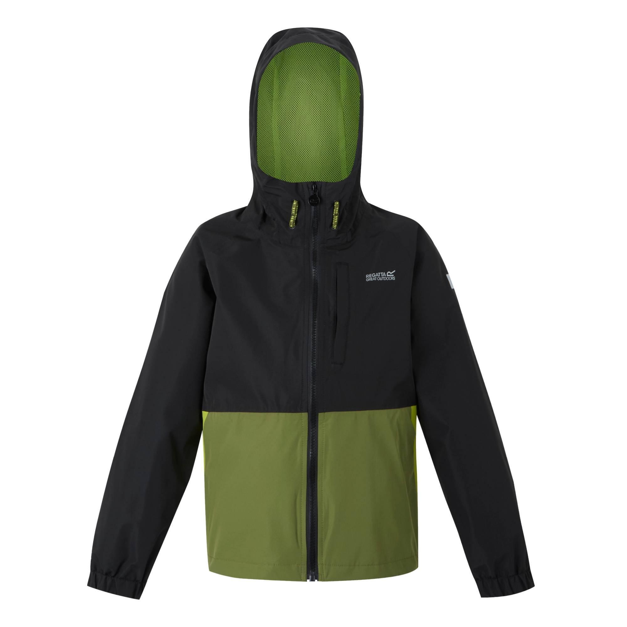 black / green
