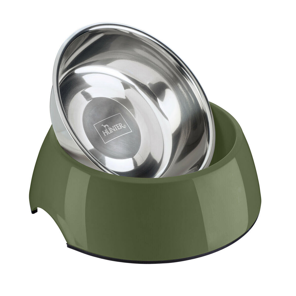 Comedero para Perro Hunter Verde 2/4