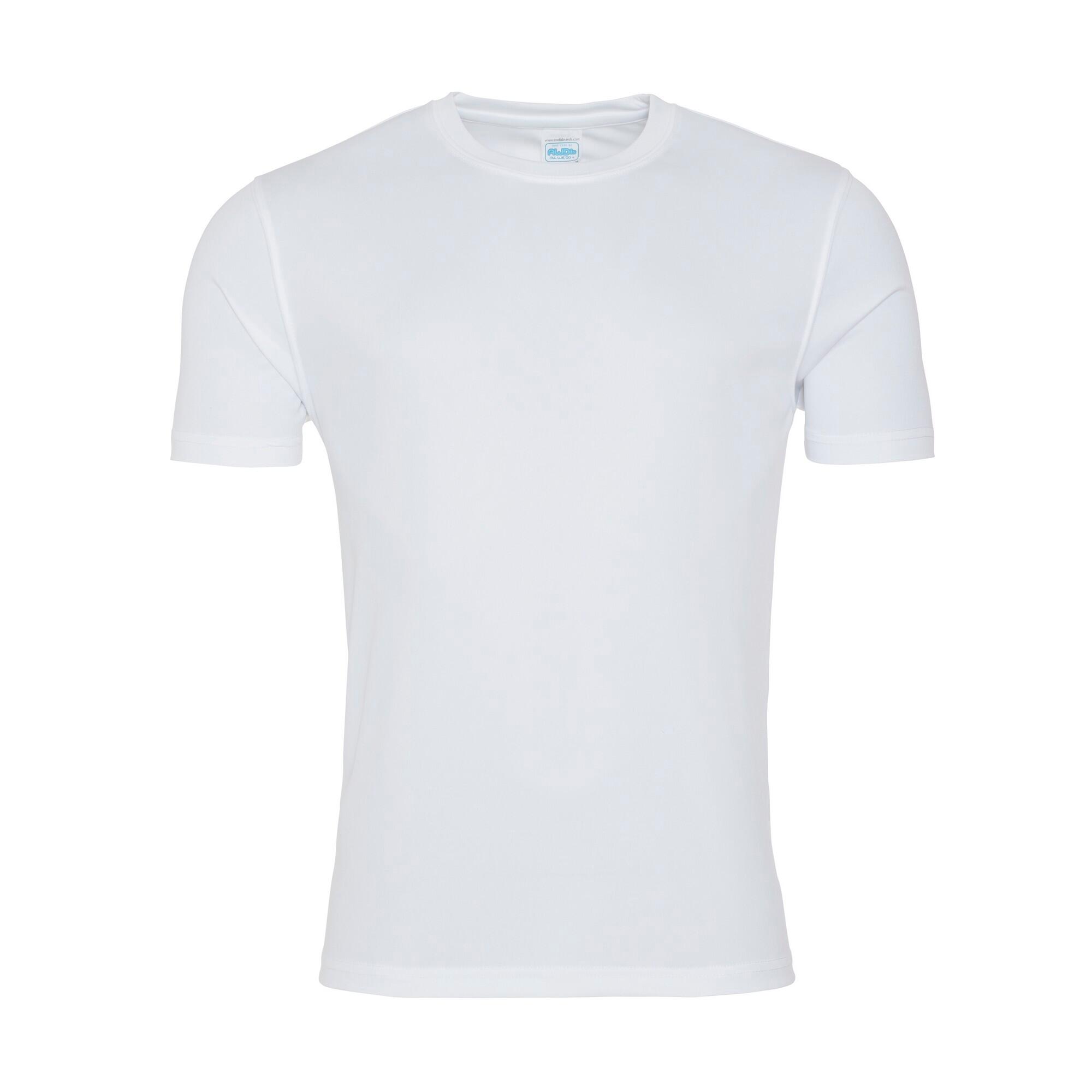 Just Cool Smooth Kurzarm TShirt Herren Arctic Weiß 2/2