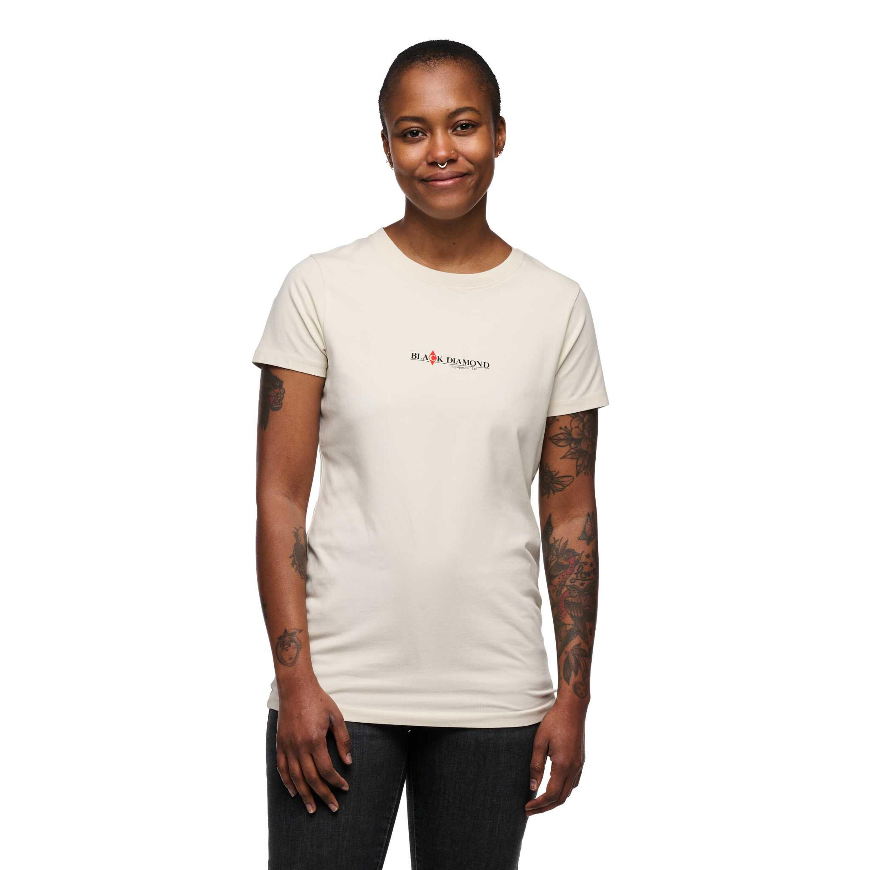 Camiseta de mujer Black Diamond Heritage Wordmark 2/4