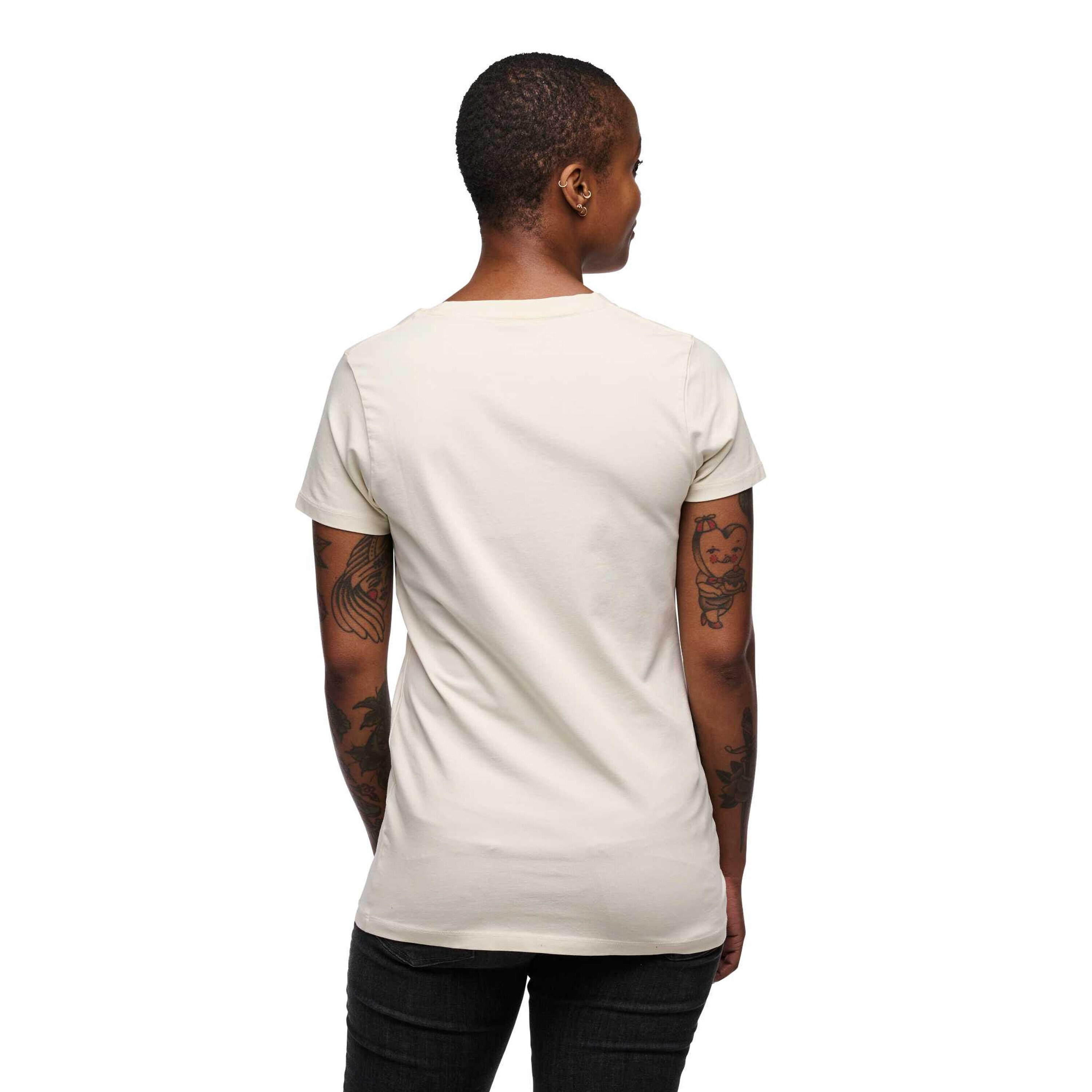 Camiseta de mujer Black Diamond Heritage Wordmark 3/4