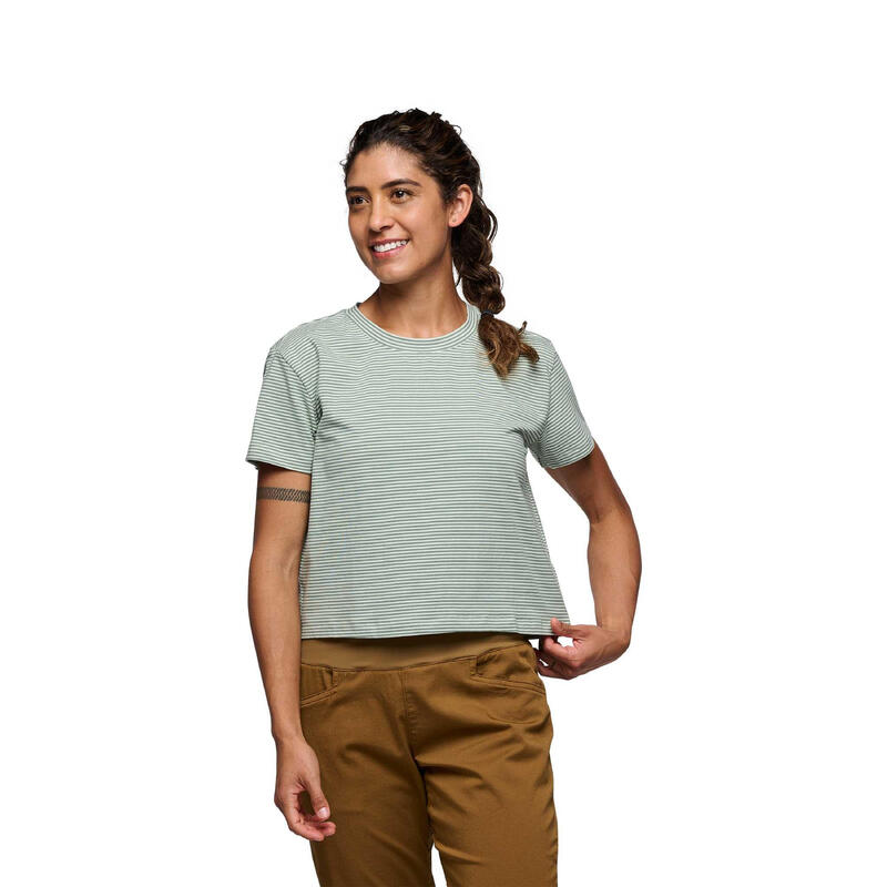 T-shirt à rayures femme Black Diamond BD Crop