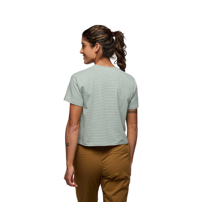 T-shirt à rayures femme Black Diamond BD Crop