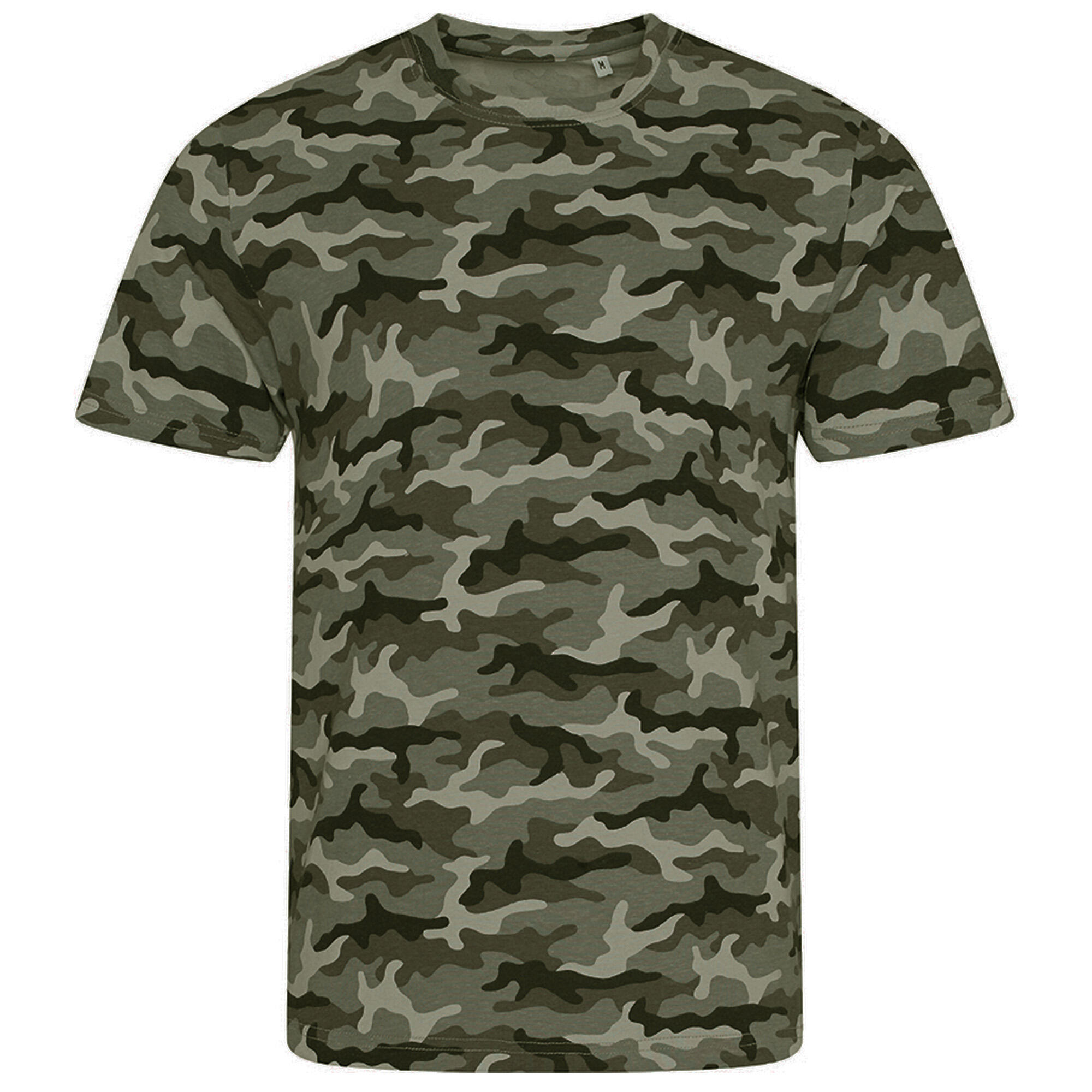 AWDIS Mens Camouflage TShirt (Green Camo)