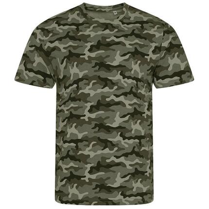 Tshirt Camouflage Homme (Vert)