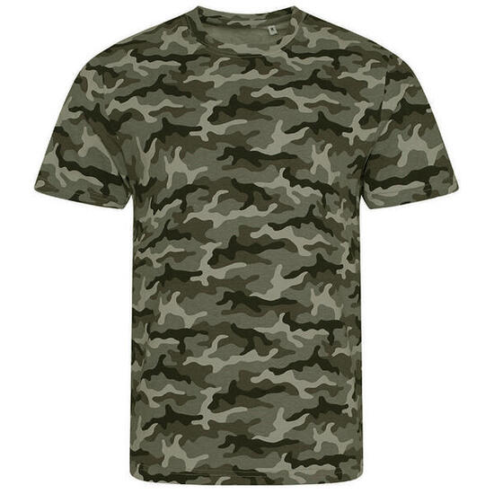 Tshirt Camouflage Homme (Vert)