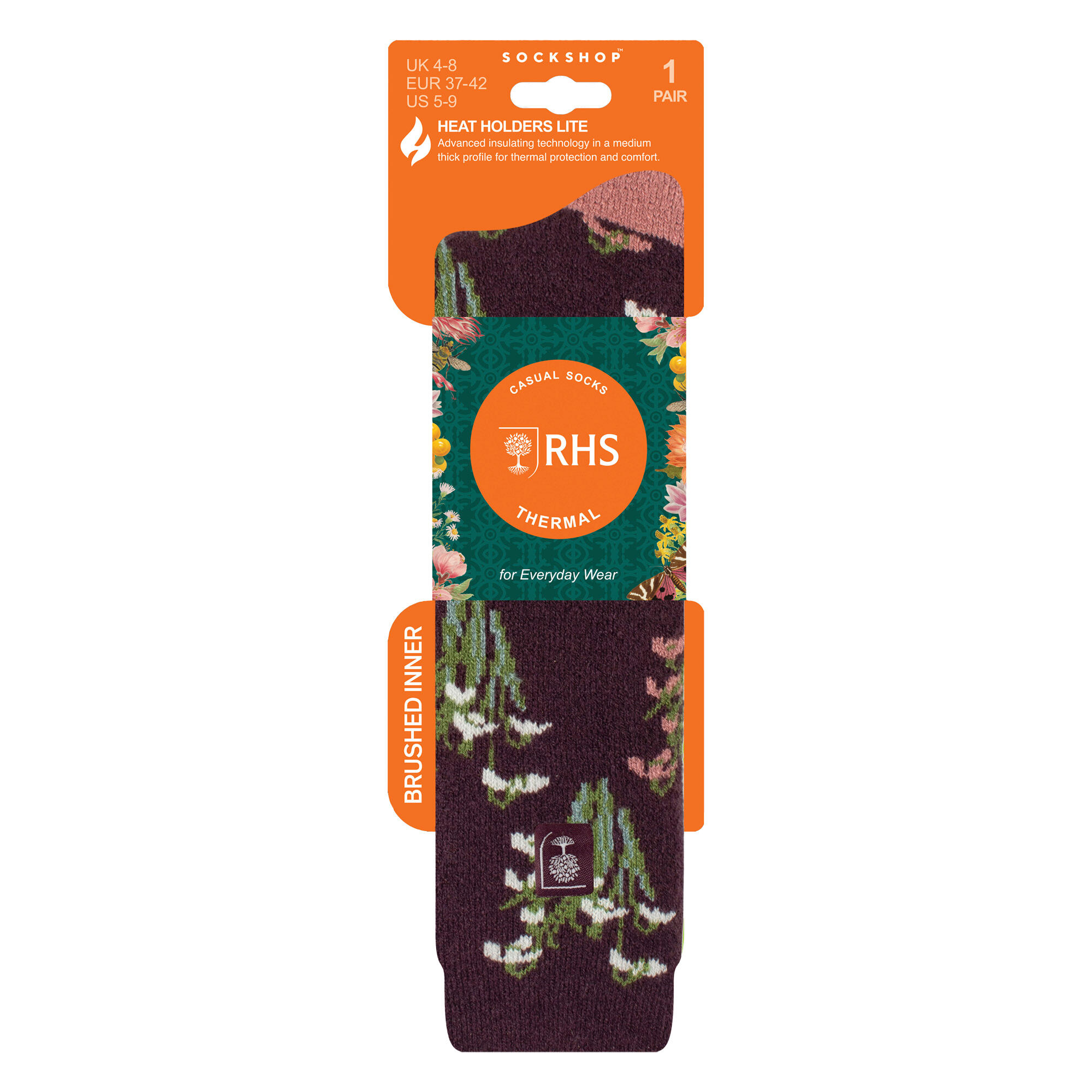 Long Wellington Boots Socks For Women | Floral Welly Socks 2/6