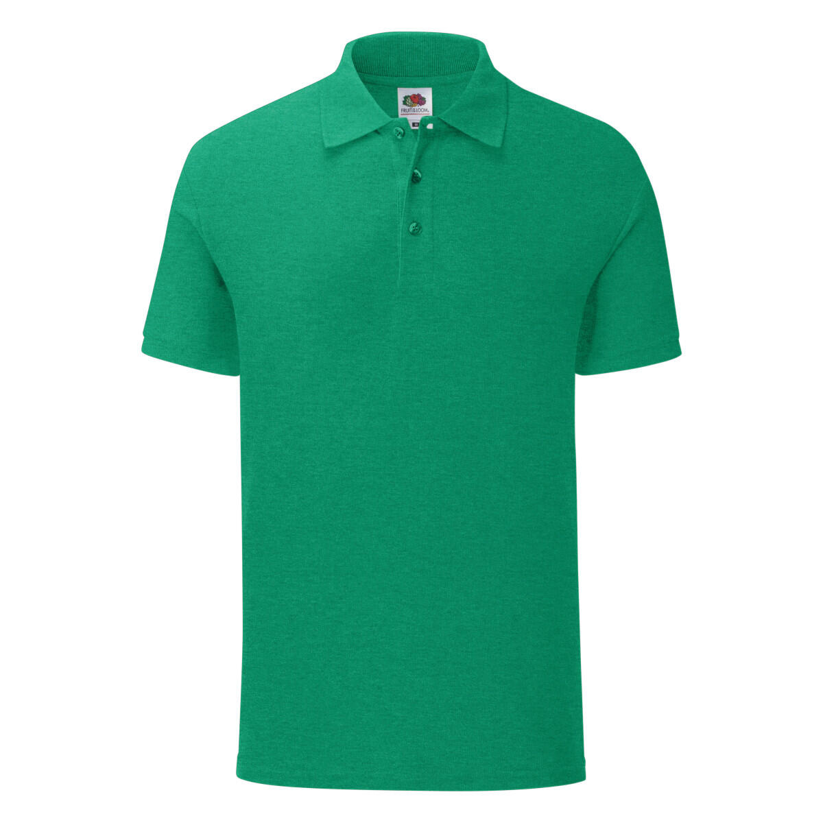 FRUIT OF THE LOOM Mens Iconic Polo Shirt (Heather Green)