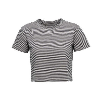 T-shirt da donna a righe Black Diamond BD Crop