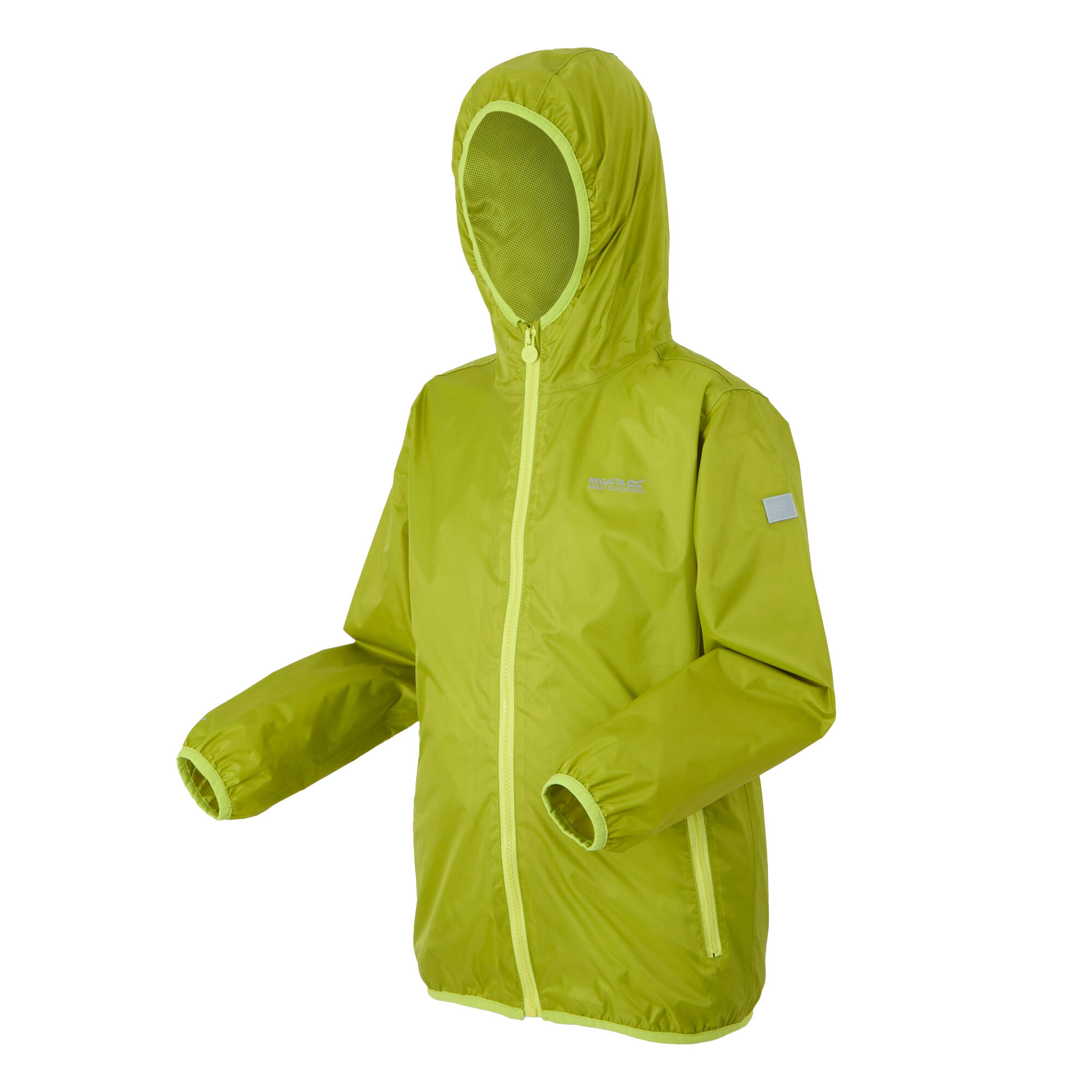 Groot Buitenshuis Kinderen/Kinderen Lever II Packaway Rain Jacket (Grenoble 3/5