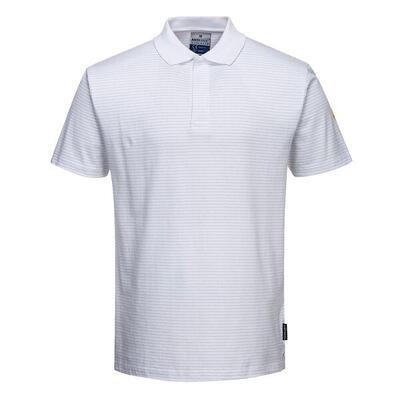 Antistatisch poloshirt voor heren (wit)