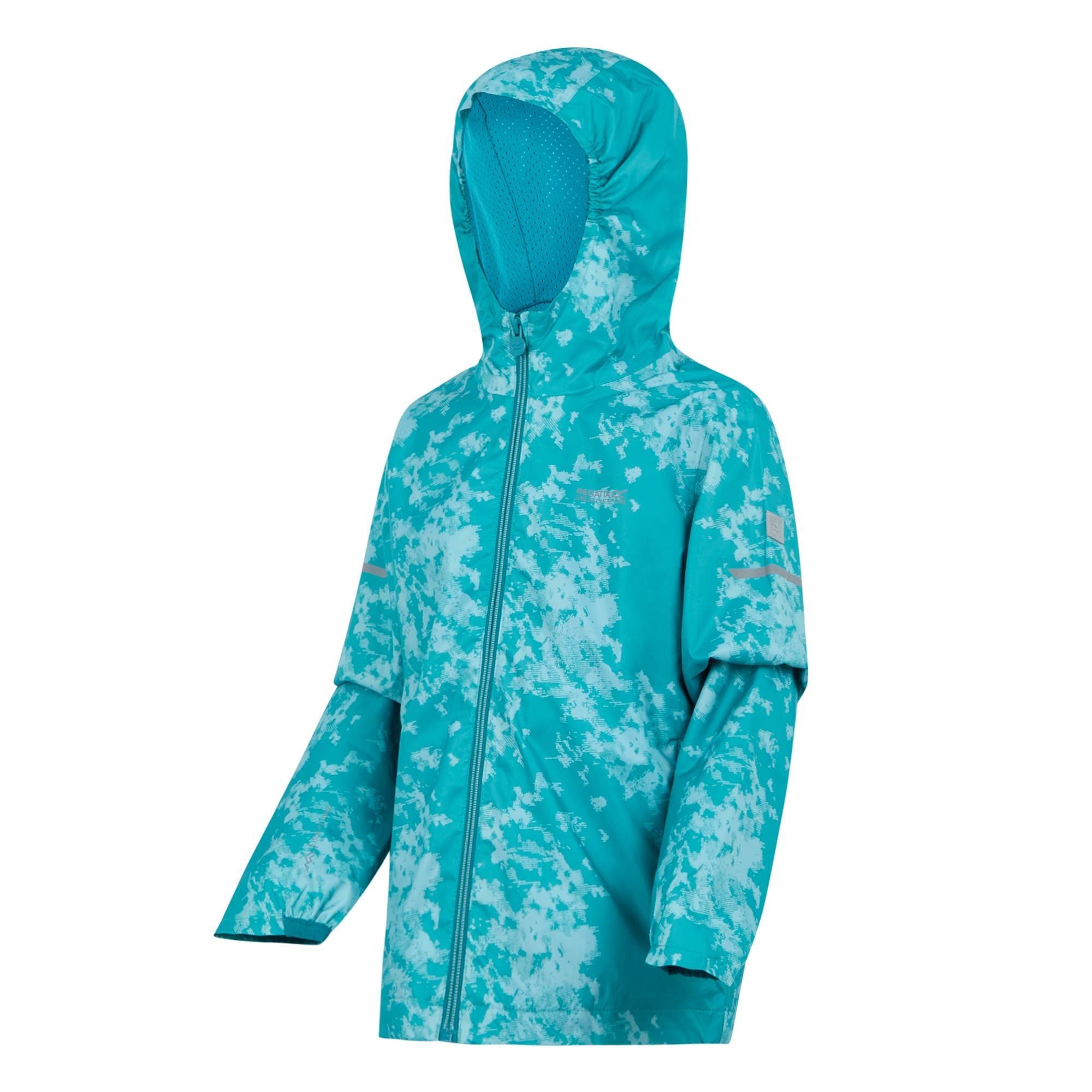 Veste Imperméable LEVER Enfant (Bleu Clair Pastel / Bleu Ciel / Bleu) 3/4