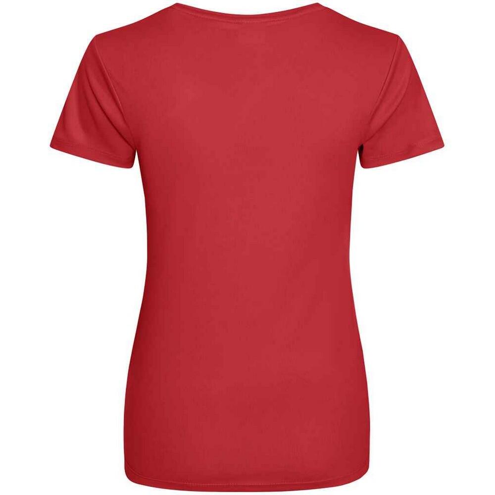 Just Cool Sport TShirt Damen Feuerrot 2/2