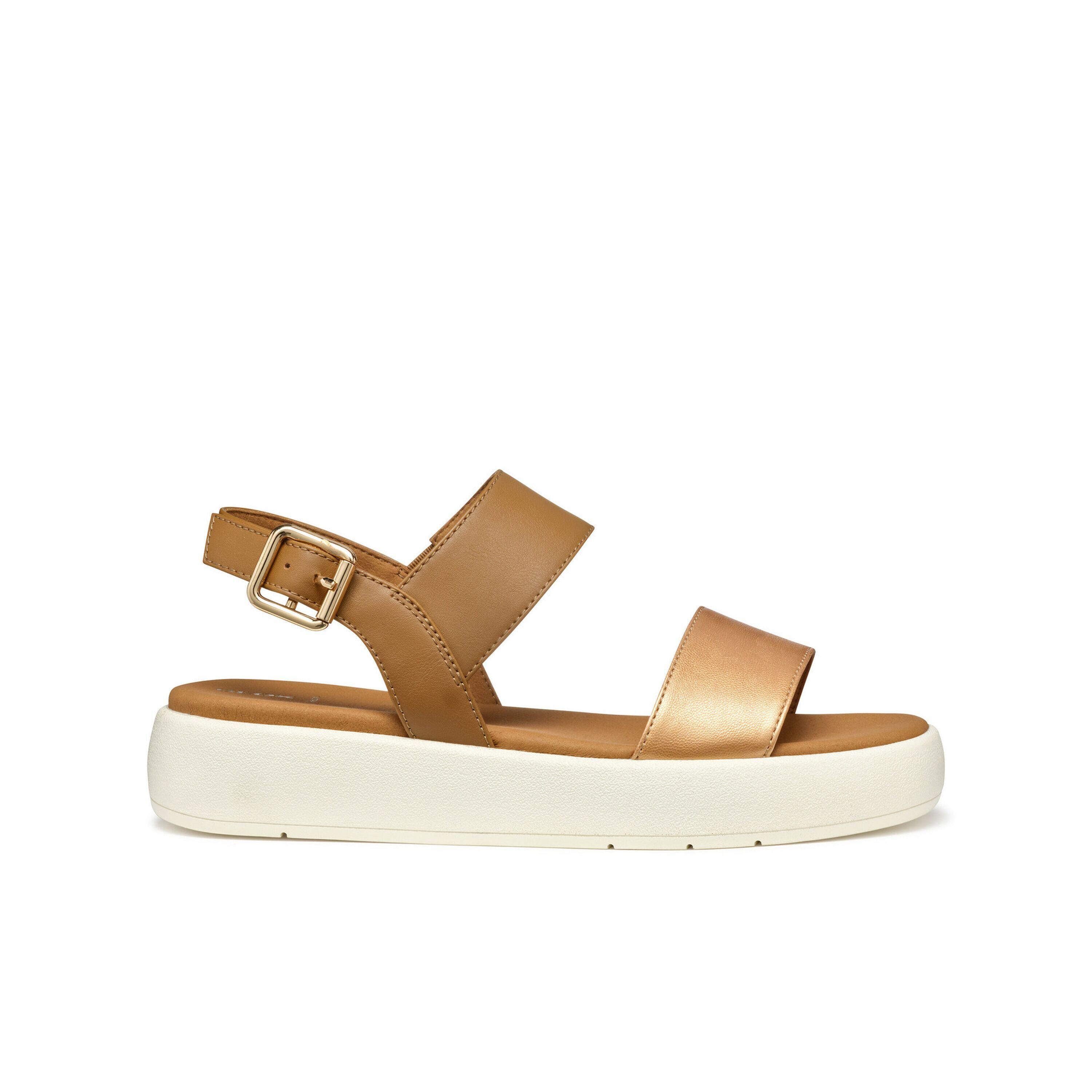 Geox - Sandales Femme Geox Camalei - Sandales - Marron|vert - 40 - Decathlon