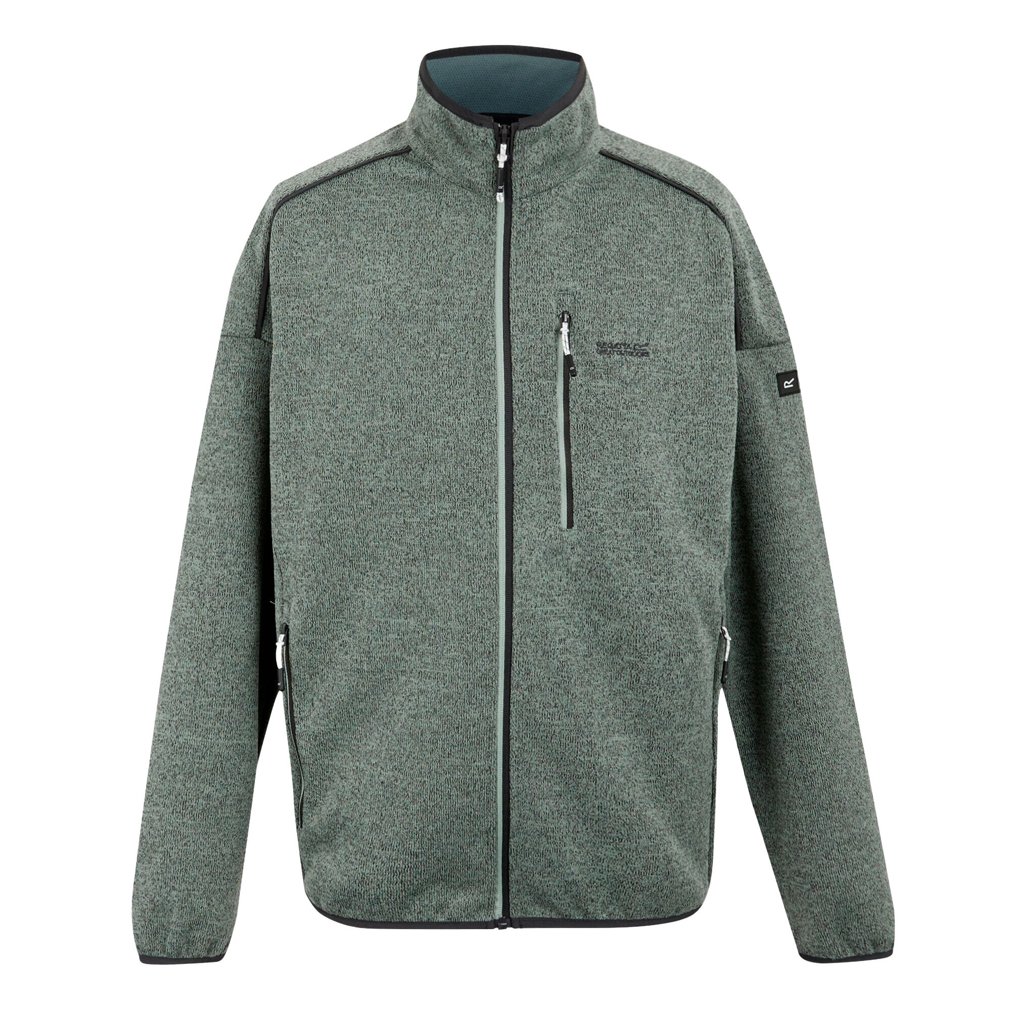 REGATTA Mens Kames Full Zip Fleece Jacket (Glacier/Stormy Weather)